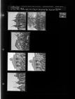 ECC Drill Team Marching for March of Dimes (6 Negatives) (January 26, 1963) [Sleeve 45, Folder a, Box 29]